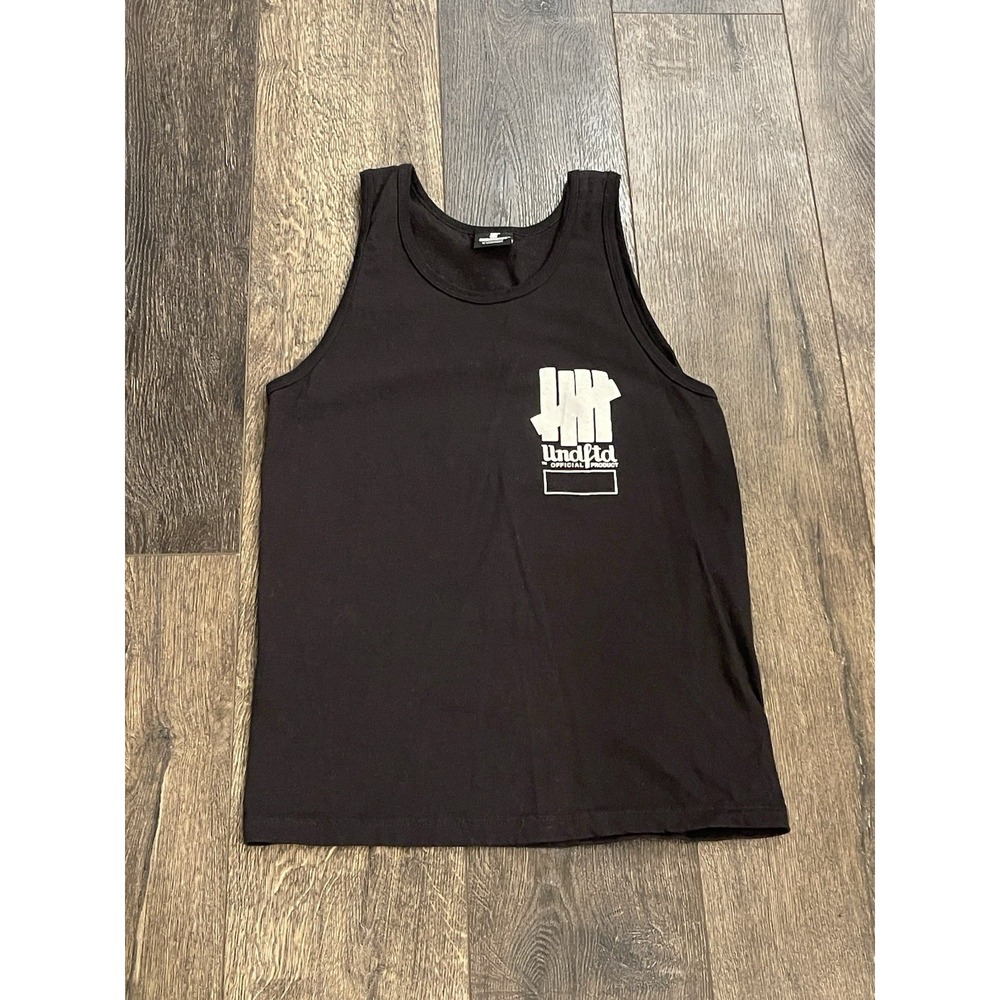 Undefeated Tank Top Mens Small Black Sports Beach Pullover Sleeveless Streetwear